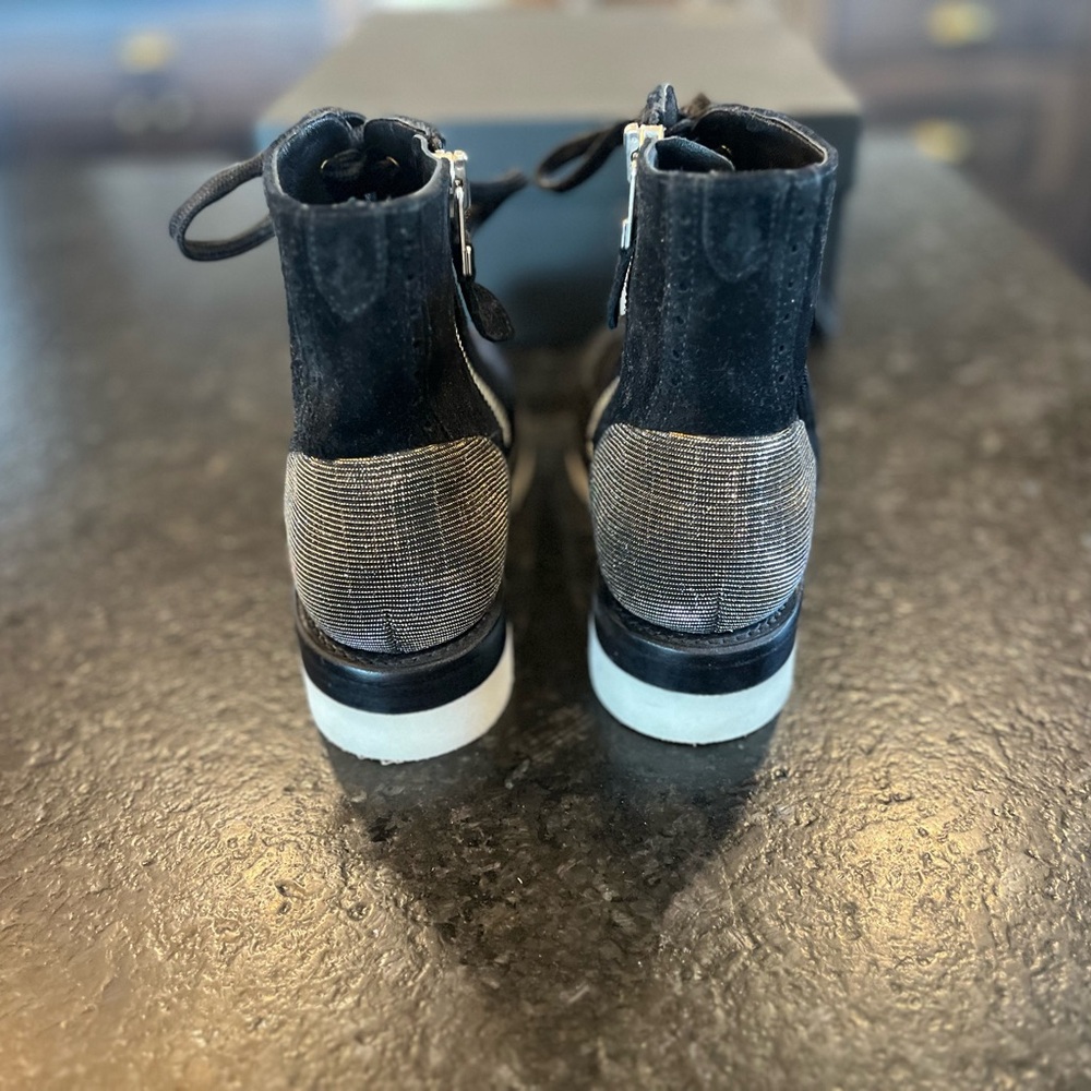 Office of Angela Scott Mr Harrison black suede boots - Picture 7 of 9